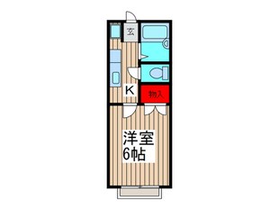 ベルツ東大宮の物件間取画像